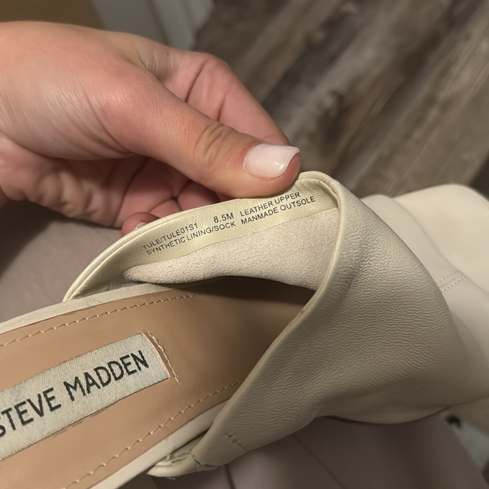 Steve Madden tule block heel size 8.5 - Picture 8 of 8